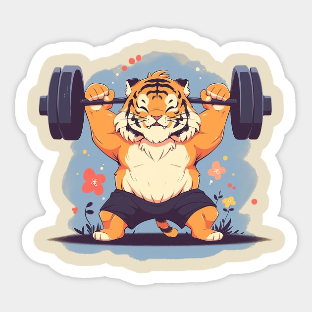 cute tiger Sticker by enzo studios